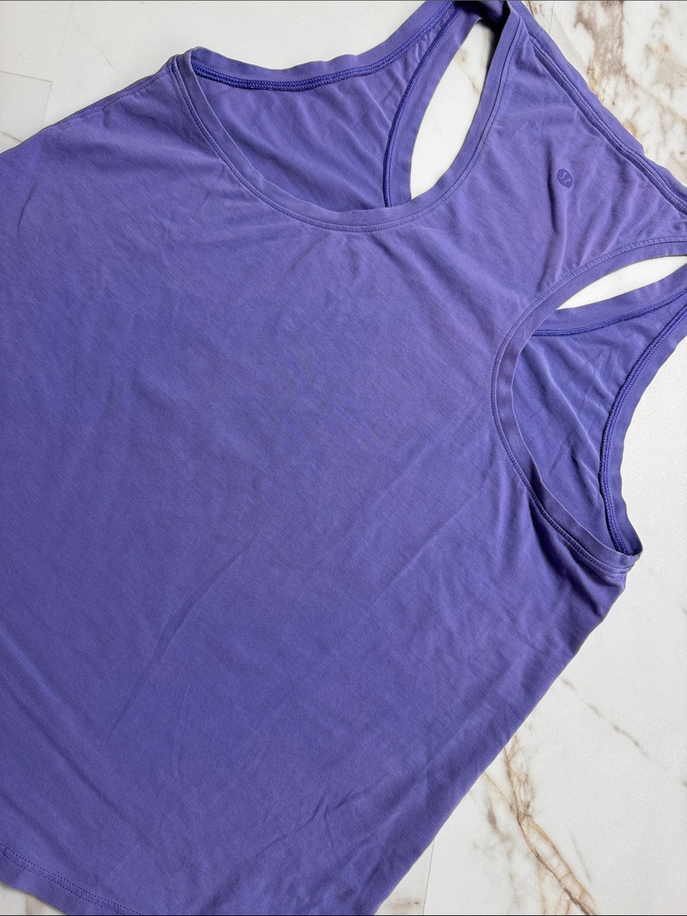Lululemon Purple Racerback Tank Top Sz 10 Run Sporty Workout